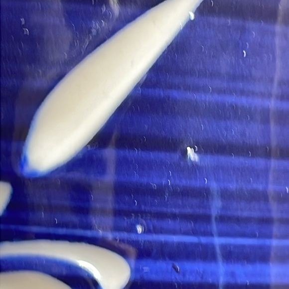 Etched Ceramic Blue Mug - Picture 8 of 11